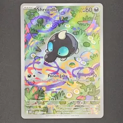 Pokemon SHROODLE 149/132 Illustration Rare Full Art Mega Evolution Set NM - Image 1