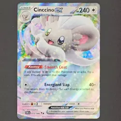 Cinccino ex 073/086 Double Rare Chaos Rising Pokemon - Image 1