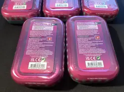 POKEMON x5 C22 GALAR MINI TINS (w/ Evo Skies & Fusion Strike) COMPLETE ART SET!! - Image 3