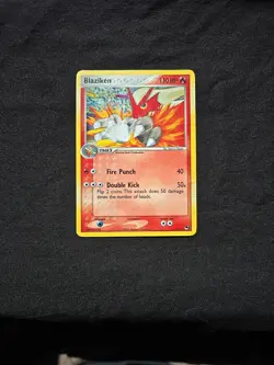 Pokemon TCG Blaziken Holo Rare Card 1/17 Pop Series 1 HP - Image 1