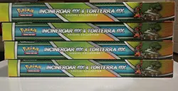 LOF OF 4 Pokemon Incineroar Ex & Torterra Ex Special Collection Box Sealed - Image 2