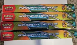 LOF OF 4 Pokemon Incineroar Ex & Torterra Ex Special Collection Box Sealed - Image 5