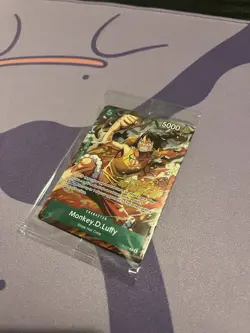 Monkey.D.Luffy P-135 Winner Stamp OP16 Pre-Release Event Promo Card Sealed - Image 2