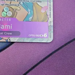 O-Nami OP05-062 OP-05 Secret Rare Alt Art Holo EN Bandai One Piece CCG - Image 4