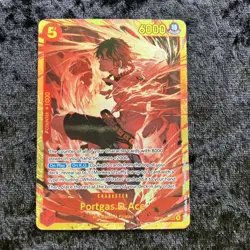 ONE PIECE TCG Portgas D. Ace OP16-118 SEC The Time of Battle ENGLISH SEC - Image 1