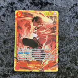 ONE PIECE TCG Portgas D. Ace OP16-118 SEC The Time of Battle ENGLISH SEC - Image 3