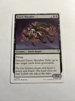 Faerie Macabre (White Border) - Mystery Booster 2 MTG Plus Bonus Card!!! - Image 1