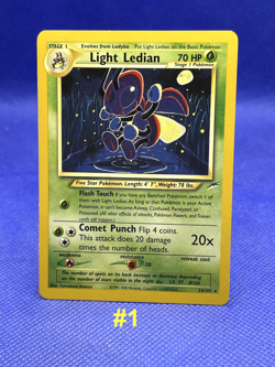 Light Ledian 24/105 Neo Destiny Rare Pokemon Card - Lightly Played (LP) - Image 1