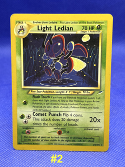 Light Ledian 24/105 Neo Destiny Rare Pokemon Card - Lightly Played (LP) - Image 3