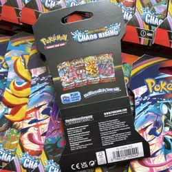 Pokemon Sleeved Chaos Rising Booster Pack Factory Sealed English TCG *Lot of 20* - Image 2