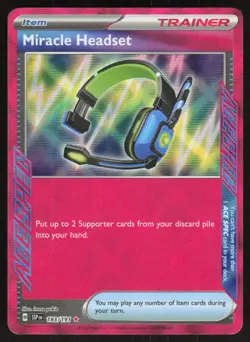 Miracle Headset 183/191 ACE SPEC Rare Surging Sparks Pokemon Near Mint - Image 1