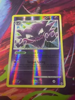 REVERSE HOLO Haunter 41/99 LP -NM Arceus Pokemon Card - Tomokazu Komiya Art - Image 1