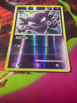 REVERSE HOLO Haunter 41/99 LP -NM Arceus Pokemon Card - Tomokazu Komiya Art - Image 2