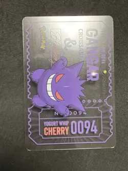 Gengar Pronto Cafe Card Promo 2025 Pokemon Japanese G+ - Image 3
