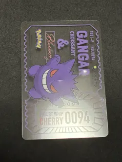 Gengar Pronto Cafe Card Promo 2025 Pokemon Japanese G+ - Image 5