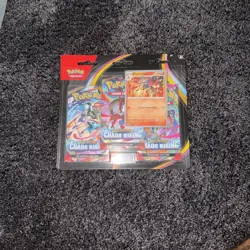 Pokemon TCG Mega Evolution Chaos Rising 3-Pack Blister Booster + Promo - Image 4
