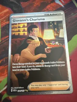 Giovanni's Charisma SIR 204/165 - Pokemon 151 2023 - English - NM - Image 1