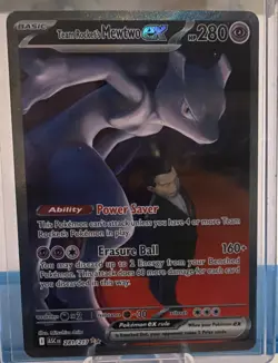 The Pokemon Company Team Rocket's Mewtwo ex 213/182 SV10 Holo UR ENG 280HP - Image 1