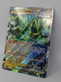 Pokemon TCG Iron Thorns EX 077/167 Twilight Masquerade Double Rare NM Card - Image 2