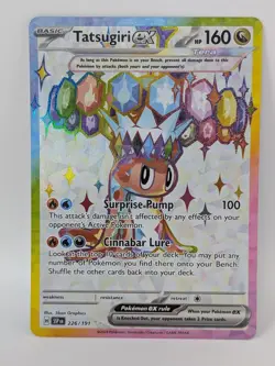 Tatsugiri ex 226/191 Scarlet & Violet SV08: Surging Sparks Holo Pokemon TCG NM - Image 1