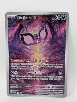 Pokemon Pecharunt 129 SV Scarlet Violet Promo Card Black Star Promo NM - Image 1