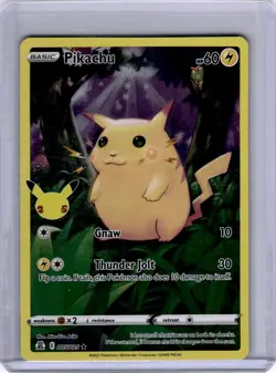 2021 Pokemon Celebrations Pikachu #005/025 - Image 1