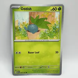 Oddish 043/165 Pokemon SV: Scarlet & Violet 151 Regular Common 2023 NM - Image 1