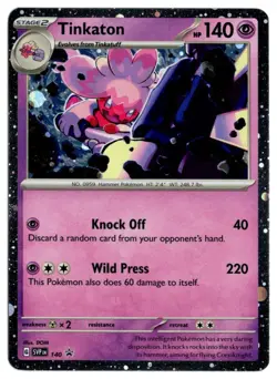 Pokemon Scarlet Violet Black Star Promo SVP140 Tinkaton - Image 1
