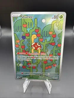 Shuckle Full Art IR 136/132 Pokemon TCG Mega Evolution Illustration Rare - Image 1
