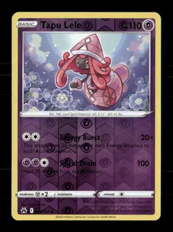 Tapu Lele 064/159 Holo Crown Zenith Reverse Holo NM/M Pokemon - Image 1