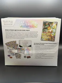 *SEALED* Pokemon Prismatic Evolutions ETB Elite Trainer Box Eevee - Image 3