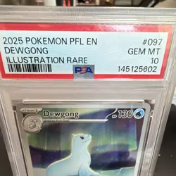 The Pokemon Company Pokemon TCG Dewgong 097/094 Me02 Holo PSA 10 English 2025 - Image 2