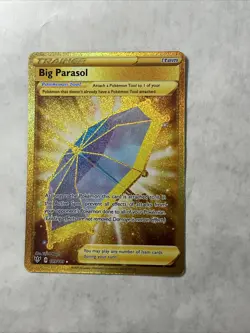 NM Big Parasol 199/189 Pokemon TCG Secret Rare Holo Darkness Ablaze - Image 1