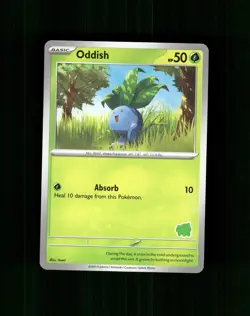 Oddish Unconfirmed My First Battle Pokemon Near Mint - Image 1