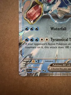 Pokemon TCG Gyarados EX Ultra Rare Holo Scarlet & Violet SVI Base Set 045/198 - Image 3