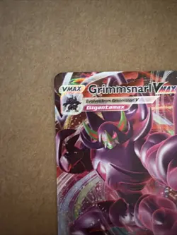 Pokemon TCG Grimmsnarl VMAX Darkness Ablaze Holo Ultra Rare 115/189 - Image 2