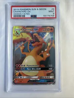 PSA 9 MINT Charizard GX Battle Academy Exclusive Pokemon Card 9/68 - Image 1
