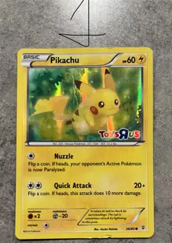 Pikachu 26/83 Holo Promo Toys R Us Lot of 3 Pokemon TCG Generations 2016 - Image 2