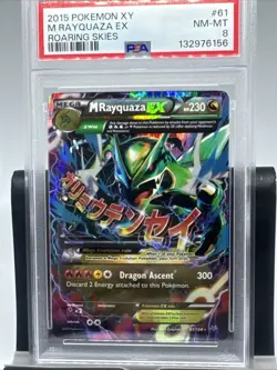 M Rayquaza EX 61/108 Roaring Skies Ultra Rare Holo PSA 8 Pokemon TCG 2015 - Image 1