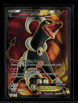 Pokemon 2015 BREAKthrough Houndoom EX FA #153/162 - Image 1