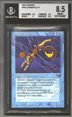 Magic MTG Legends Time Elemental BGS 8.5 (8.5, 8.5, 9, 9.5) NEAR MINT NM - Image 1
