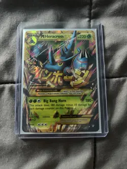Pokemon TCG M Heracross EX Secret Rare Holo Full Art 112/111 220 HP Jpn - Image 1