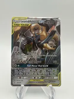 Pokemon TCG Lucario & Melmetal GX Tag Team Unbroken Bonds Near Mint - Image 1