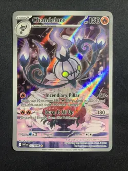 Chandelure 103/086 Sv White Flare Illustration Rare Holo Full Art Stage 2 NM- - Image 1
