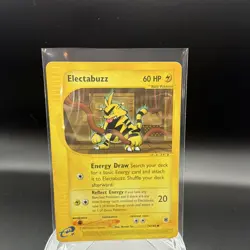 Nintendo 2002 Pokemon TCG Expedition Electabuzz Regular Uncommon 76/165 60 HP EN - Image 1