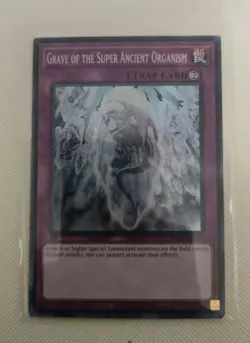 Grave of the Super Ancient Organism RA03-EN077 Super Rare 1st Edition NM Yugioh - Image 1
