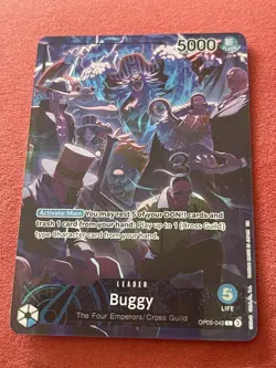 One Piece Buggy OP09-042 L Alt Art Parallel 2nd Anniversary Set TCG English - Image 1