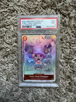 2024 ONE PIECE OP08-TWO LEGENDS ALTERNATE ART #007 TONY TONY CHOPPER PSA 9 - Image 1