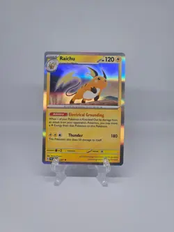 019/091 RAICHU | RARE HOLO | PALDEAN FATES POKEMON CARD - Image 1