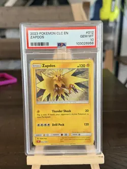 Zapdos 012/034 Trading Card Game Classic Holo PSA GEM MT 10 - Image 1